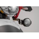 EVO Nebelscheinwerfer-Kit Schwarz. Moto Guzzi V85 TT (19-23).