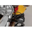 EVO Nebelscheinwerfer-Kit Schwarz. Moto Guzzi V85 TT (19-23).