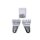 SHIN YO SHIN YO Alu Lampenhalter Aluminium, silber
