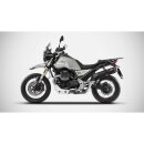 ZARD 2-1 Slip on Endschalldämpfer Moto Guzzi V85 TT,...