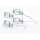 - Kein Hersteller - Lampenhalter 43mm-46mm Aluminium poliert, silber