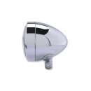 SHIN YO Chromscheinwerfer BULLET, untere Befestigung, Fernlicht H4 Stahl, chrom