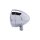 SHIN YO Chromscheinwerfer BULLET, untere Befestigung, Fernlicht H4 Stahl, chrom