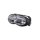 Fern- und Motorrad Nebelscheinwerfer schwarz oval Glas klar
