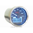 KOSO Speedometer GP Tacho D55 poliert, silber