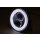 HIGHSIDER LED Scheinwerfer FLAT TYP 9 mit Standlichtring, schwarz, untere Befestigung