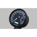 DAYTONA VELONA W, Digitaler Tacho mit Drehzahlmesser und Halter, Ø 80 mm , schwarz