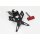 Kennzeichenhalterset inkl. Reflektor und Kennzeichenbeleuchtung HONDA CB125R 2018 bis 2020