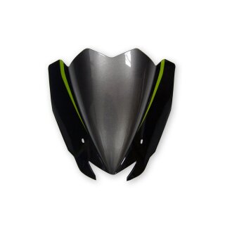 BODYSTYLE Scheinwerferverkleidung KAWASAKI Z1000 2017 schwarz Flat Ebony, 45L