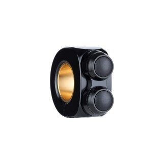 motogadget mo.switch basic Tasterarmatur, 2 Taster Aluminium, schwarz