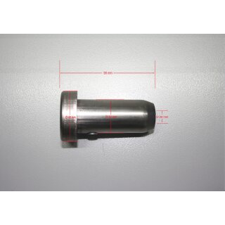 SHARK dB-Absorber Standard Ø38 mm Schraube außen/unten Auspuff silber