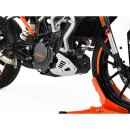 ZIEGER Motorschutz KTM 125 Duke BJ 2017-21 schwarz / silber