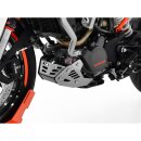 ZIEGER Motorschutz KTM 125 Duke BJ 2017-21 schwarz / silber