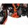 ZIEGER Motorschutz KTM 125 Duke BJ 2017- schwarz / orange