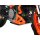 ZIEGER Motorschutz KTM 390 Duke BJ 2017-20 schwarz/orange