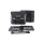 HEPCO & BECKER Seitentaschensatz Xtravel inkl. 2x Universaladapterplatte 35 Liter je Seite, schwarz