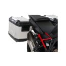 Kofferträgerset Cutout Edelstahl inkl. Xplorer Cutout silber Kofferset für Honda CRF 1100 L Africa Twin (2019-2021)