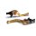 LSL Bremshebel BOW R17, kurz, gold/rot Aluminium, gold