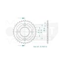 ESJOT Kettenrad, 34 Zähne, 420er Teilung (1/2x1/4) Stahl,