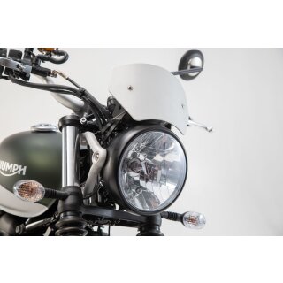 Windschild Silbern Triumph Street Scrambler 900 (16-)