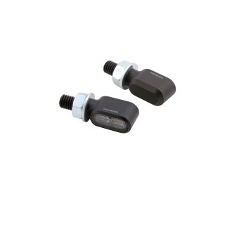 HIGHSIDER LITTLE BRONX 3in1 LED Rück-, Bremslicht, Blinker Aluminium, schwarz