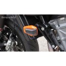 LSL Crash Pad® Anbaukit KTM Duke 790 Aluminium, schwarz