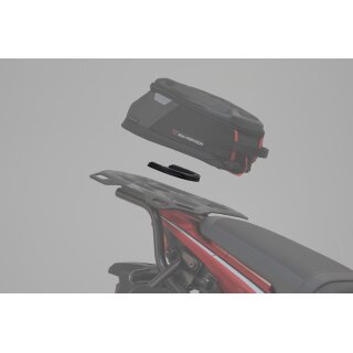 PRO Tankring für ADVENTURE-RACK Gepäckträger Für PRO Tankrucksäcke. Schwarz