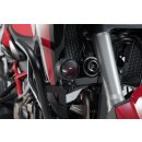 Scheinwerfer-Halter Schwarz. Honda CRF1000L/CRF1100L mit Sturzbügel.