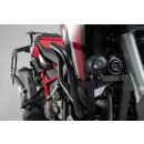 Scheinwerfer-Halter Schwarz. Honda CRF1000L/CRF1100L mit Sturzbügel.