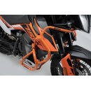 Oberer Sturzbügel Orange. KTM 790 Adv/R (19-21), 890 Adv/R (20-22).