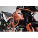 Oberer Sturzbügel Orange. KTM 790 Adv/R (19-21), 890 Adv/R (20-22).