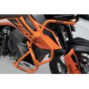 Oberer Sturzbügel Orange. KTM 790 Adv/R (19-21), 890 Adv/R (20-22).