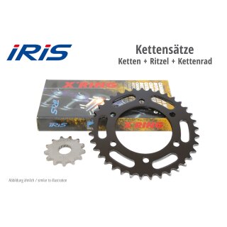 IRIS Kette & ESJOT Räder IRIS XR Kettensatz Cagiva Raptor 125, 04-10