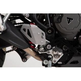 Fersenschutz rechts Silbern. Triumph Tiger 900/GT/Rally/Pro (19-23).