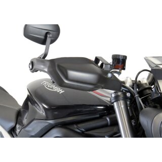 BODYSTYLE Handprotektoren TRIUMPH Street Triple RS 2020 bis 2022 schwarz-matt