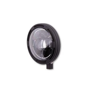 HIGHSIDER 5 3/4 Zoll LED Scheinwerfer FRAME-R2 Typ 10 Aluminium, schwarz