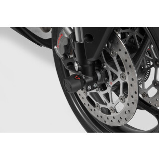 Sturzpad-Kit fr Vorderachse Schwarz V-Strom 1000, V-Strom 1050, MT-10/SP