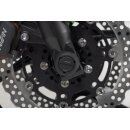 Sturzpad-Kit für Vorderachse Schwarz Kawasaki Versys 650 (07-09) / (14-)