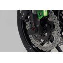 Sturzpad-Kit für Vorderachse Schwarz Kawasaki Versys 650 (07-09) / (14-)