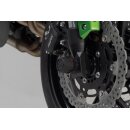 Sturzpad-Kit für Vorderachse Schwarz Kawasaki Versys 650 (07-09) / (14-)