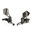 Fußrastenanlage AS31GT schwarz, Aprilia RS 250, (LD...