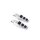 GILLES TOOLING  Fußrasten-Kit RGK-300-UF20-SET-S , Touring, Fahrer, silber diverse Kawasaki