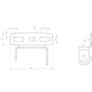 LSL MANTIS-RS PRO Kennzeichenhalter Universal Typ 7, inkl. Kennzeichenbeleuchtung