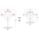 HIGHSIDER AKRON-RS PRO, CB 500 F/FA, 17- (PC58/63), CBR 500 R/RA, 17- (PC57/62), inkl. Kennzeichenbeleuchtung Stahl, schwarz