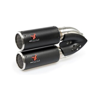 IXRACE DC2 Edelstahl/Carbon Auspuff Honda X-ADV 750 mit...