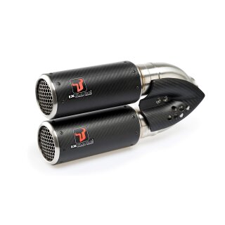 IXRACE DC2 Edelstahl/Carbon Endschalldämpfer, Z 900, 2020-