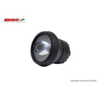 KOSO Aurora LED Nebelscheinwerfer schwarz E-geprüft