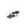 HIGHSIDER HIGHSIDER Ein-LED-Blinker PEN HEAD, getöntes Glas Aluminium, schwarz