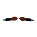 SHIN YO Mini-Blinker CATEYE Kunststoff, schwarz