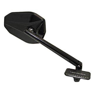 HIGHSIDER pro Stripe LED Blinker Schwarz/Transparent E-Geprüft (Paar)